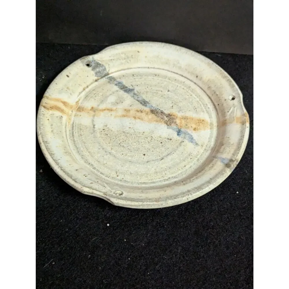 George Griffin Pottery, Sopchoppy Florida Handmade Art Pottery Bread Plate 7.5